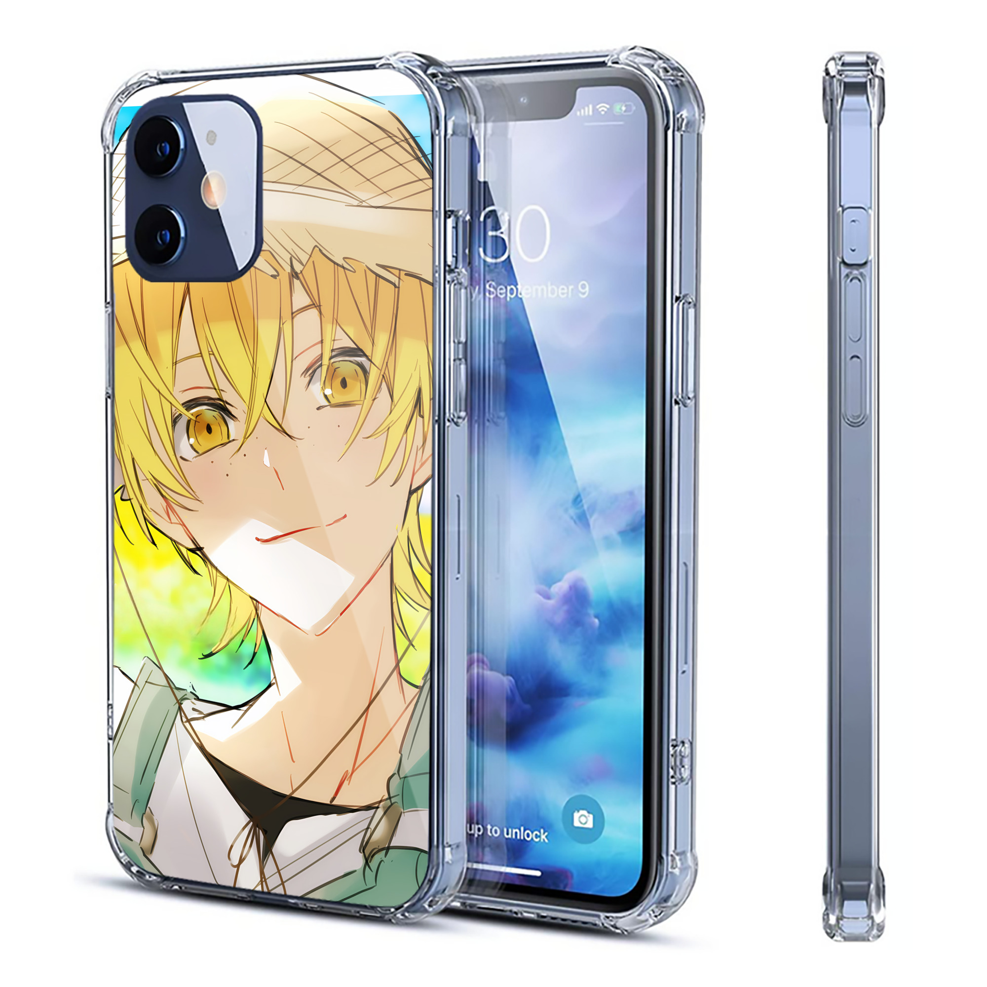 （画像用） 文豪ストレイドッグス Bungo Stray Dogs 【iPhone 12シリーズ対応】透明スマホケース（クリアソフトケース）